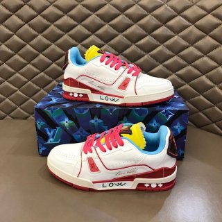 日本限定☆ルイヴィトン 本物★LVトレイナー ラインスニーカー vur23921