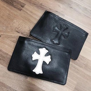 可愛い クロムハーツ 本物 タイニージップウォレット Kuc35613