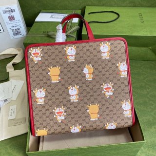 春もの新作 【グッチ 】牛ドラえもん x グッチ本物トートバッグ gug23103