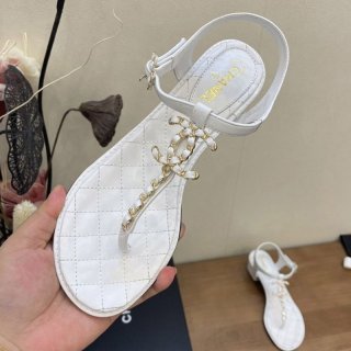 稀少 新限定 シャネル パール ココマーク サンダル ミュール レア 本物 shu08115