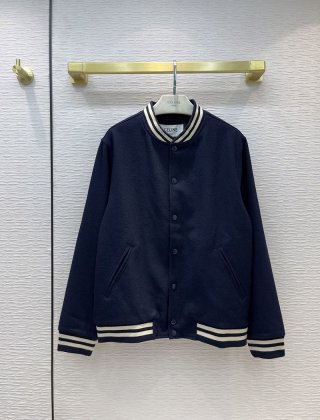 セリーヌ ロゴ ルーズテディブルゾン ジャケット 本物 2V08F896C.07VY