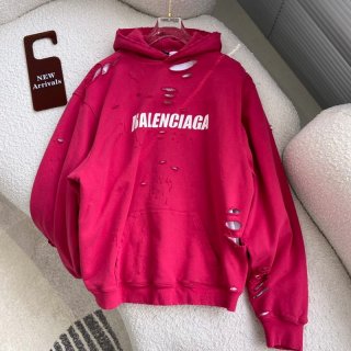 関税送料込み☆バレンシアガ パーカー コピー☆ダメージ加工 スウェットフーディ 659403TKVB66295 関税送料込み☆バレンシアガ パーカー コピー☆ダメージ加工 スウェットフーディ 659403TKVB66295
