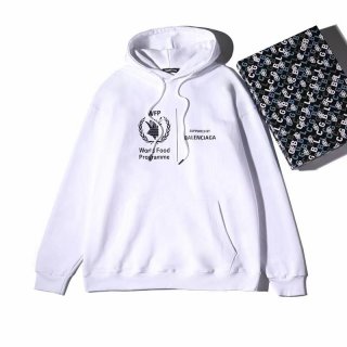 送料込★バレンシアガ 本物 WFP フーディ ホワイト パーカー baq62728 送料込★バレンシアガ 本物 WFP フーディ ホワイト パーカー baq62728