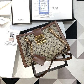 グッチ★パドロックGGスプリーム ショルダーバッグ本物498156KHNKG 8534