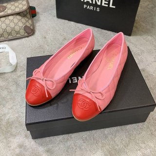 関税負担なし(シャネル) バレリーナ バイカラー 本物 大人気 sha25088
