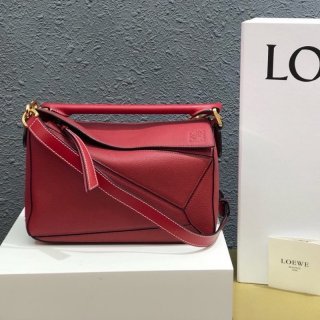 目を惹くカラーロエベ パズルバッグ 本物 トリカラー ショルダーバッグ lox95784