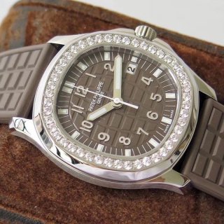 大人気！パテックフィリップ アクアノートルーチェ 本物★ブラウン ステンレス paq81365