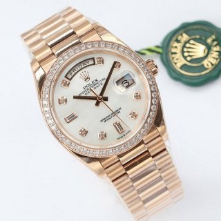 ★日本!!人気！ロレックス 時計 本物 デイデイト ホワイト 36mm rou61653