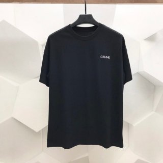 定番☆セリーヌ☆Tシャツ 本物☆サントロペフロックコットン Cey32589