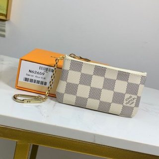 ルイヴィトン コインパース 本物 小銭入れ ダミエ アズール ポシェットクレ N62659