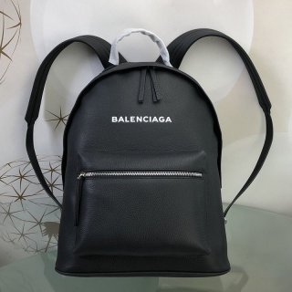 ★日本!!人気！★バレンシアガ★エブリデイ ロゴ バックパック 本物★グレインカーフレザー bap00445