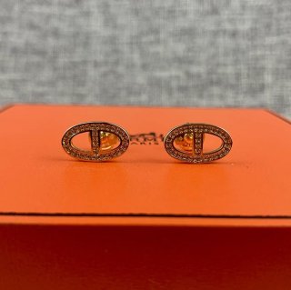 欲しい超限定【人気】★エルメス★ニューファランドール 本物 ゴールドピアス erl00156
