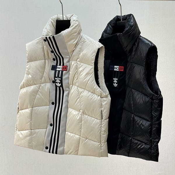 最新でオシャレモンクレール ×adidas 注目コラボ BozonAdibreak ダウンベスト 本物 2色 I209S1A00011 M2267265