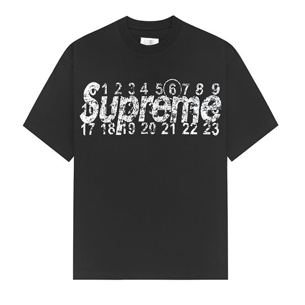 2024新作 シュプリーム mm6 メゾンマルジェラ ボックスロゴ tシャツ 本物 shi95724