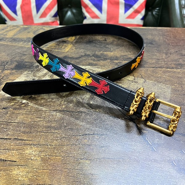 絶対欲しい！クロムハーツ ローラーベルト 本物 18Kゴールド Kui94709