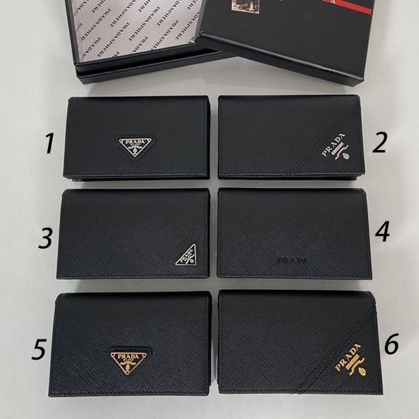 大人気!プラダ 名刺入れ 本物 カードケース 財布 6色 pui53675