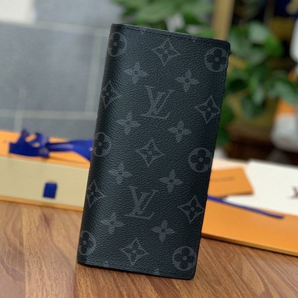 送料込ルイヴィトン モノグラムエクリプス 二つ折り長財布 本物 vue37822