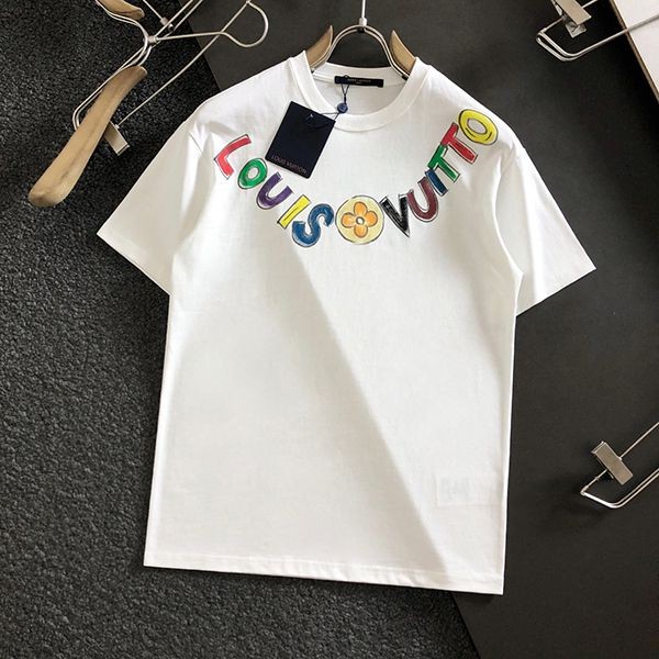 希少色ヴィトン グラフィック 半袖 Tシャツ 本物 コットン vub52469