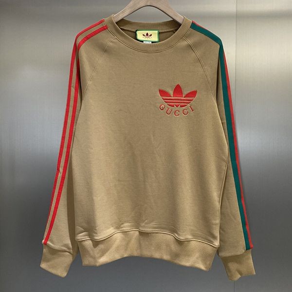 ブティックグッチ アディダス 本物 コットンジャージー 長袖 Tシャツ 700506XJEKO4744
