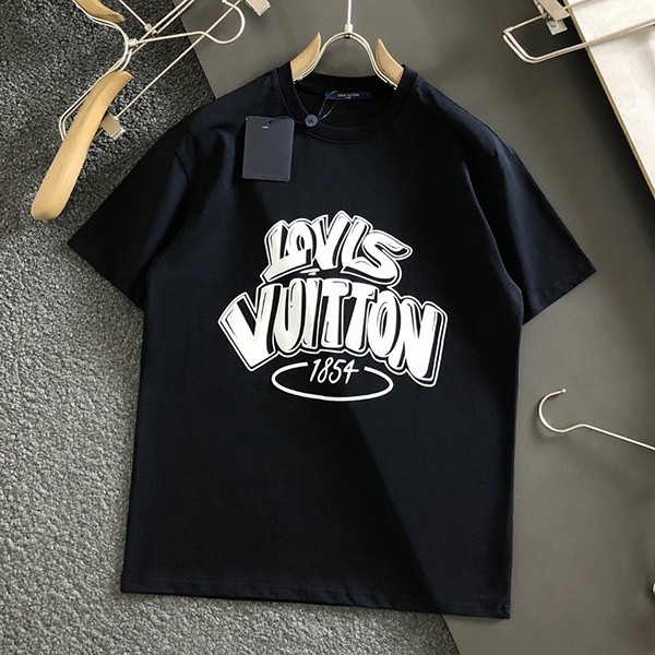 ☆超人気☆ヴィトン グラフィック 半袖 Tシャツ 本物 コットン vun64899