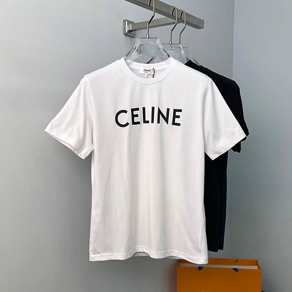★超人気★セリーヌ Tシャツ 本物*クルーネック ロゴ*セレブも愛用 2X308916G