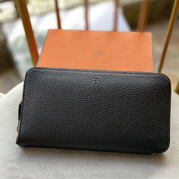 エルメス アザップ クラシックロング 本物 エプソン シルバー金具he19078