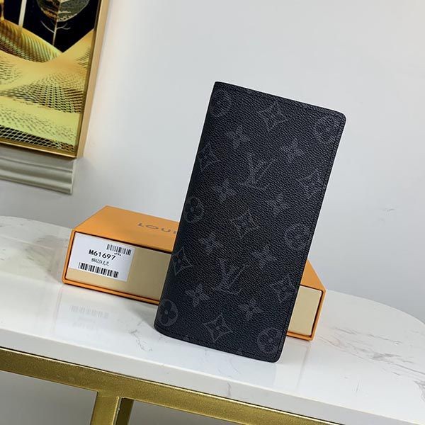 国内発送 ルイヴィトン 財布 本物 モノグラムエクリプス 二つ折り長財布 LV20217