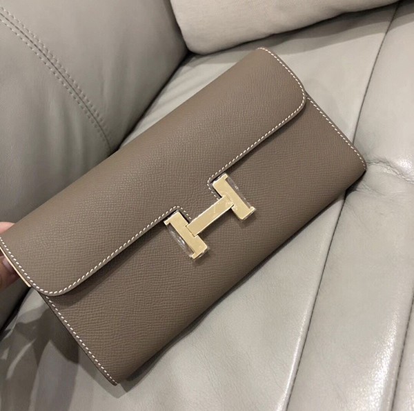 エルメス コンスタンス ロング本物ウォレットhe19063