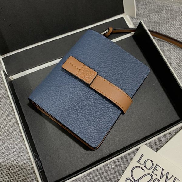 新色登場★ロエベ★コンパクト 本物Trifold 三つ折りミニ財布 lol80670