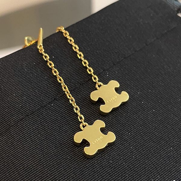セリーヌ ピアス 本物ゴールド ブラス＆クリスタル ピアス 460NB6BCZ