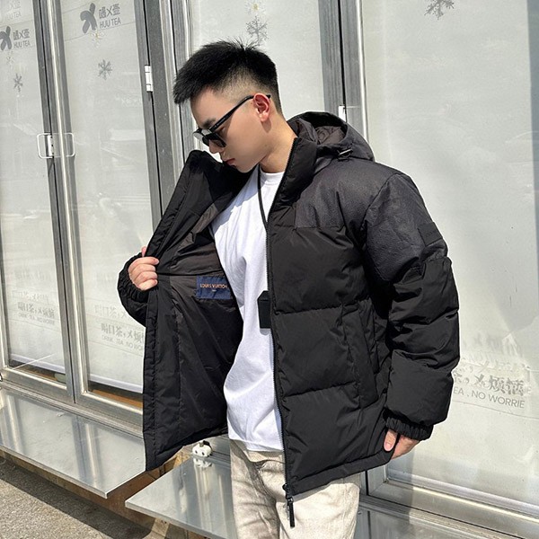 【フード取り外し可能】ルイヴィトン ダウンブルゾン 本物 1AGIJA