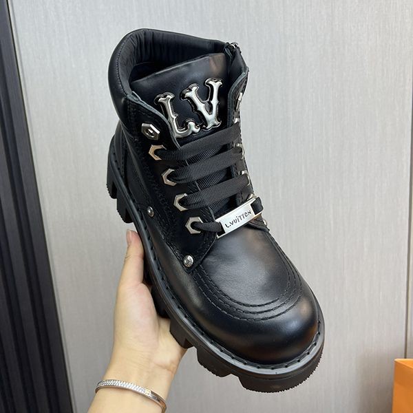 【海外限定】ルイヴィトン LV Checker Combat ブーツ 本物★ 1ACNEY