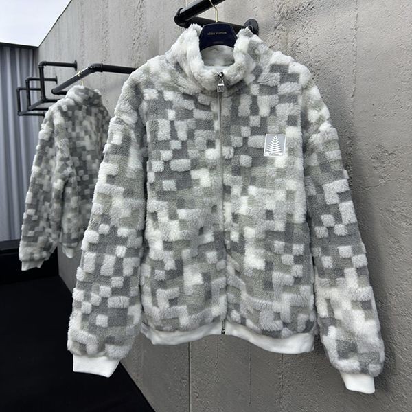 【LVSKIモコモコ温か】★ルイヴィトン★Fleece ブルゾン 本物 1AGK11