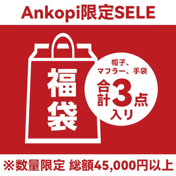 ハイブランド福袋2024★本物帽子マフラー手袋3点★