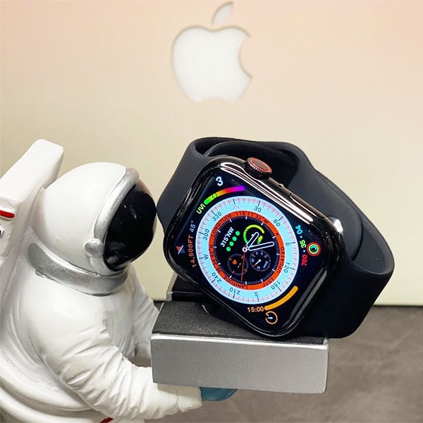 大人気!!アップルウォッチ 本物 シリーズ 8 45mm ブラック ミッドナイトアルミニウムケースとスポーツバンド gov89285