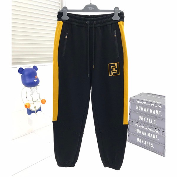 フェンディ スウェットパンツ 本物 ウール FF feg21588