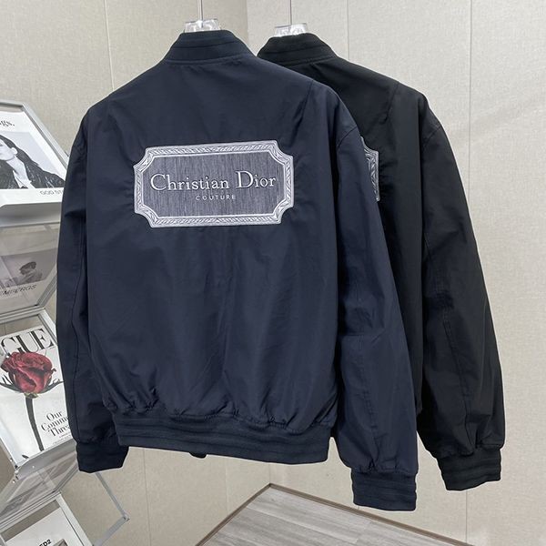 超限定ディオール CDロゴ刺繍長袖ジャケット 本物 dew85657