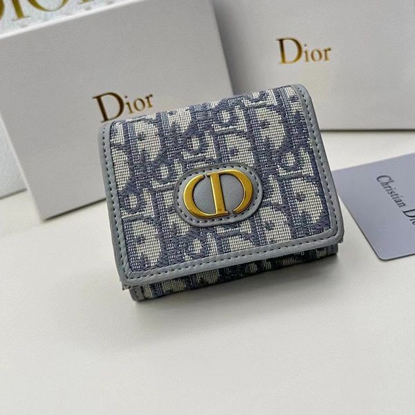 目を惹くカラー ディオール 30 MONTAIGNE 本物 コンパクトウォレット dee06416