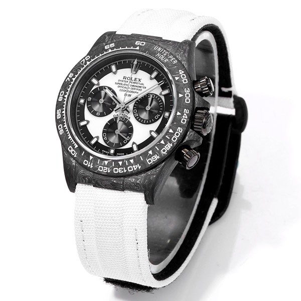 NTPTカーボン ロレックス DiW 本物 デイトナ "クリーム 41mm" rou59689