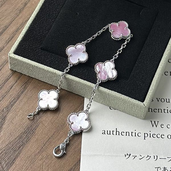 ヴァンクリーフ アルハンブラ 本物ブレスレット 5モチーフ vaj23743