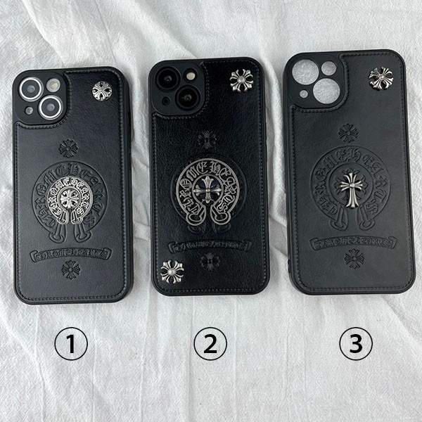 クロムハーツ アイフォンケース 本物 iphone15ケース CHプラス Kuo57511
