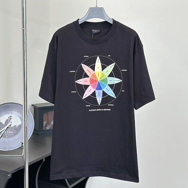 素敵な バレンシアガ Tシャツ 本物 ミディアムフィット ロゴ bac39316