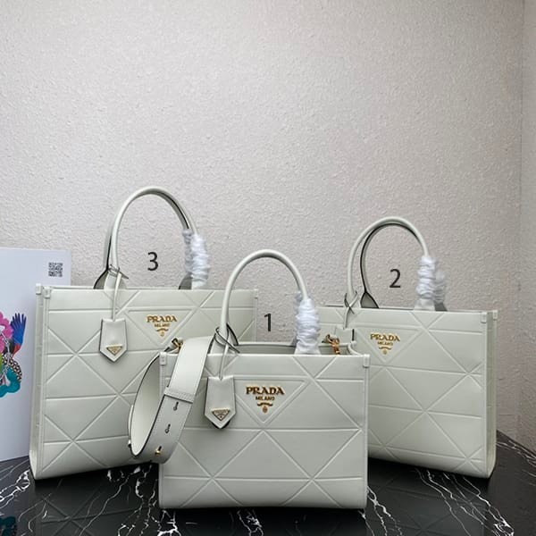 n級品 おすすめプラダ 本物 ステッチモチーフ ラージ レザー ハンドバッグ 3サイズ puh27282
