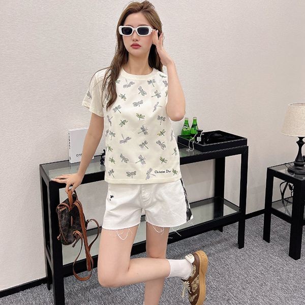【女性の憧れ☆】ディオール トンボ Tシャツ 本物 dev71049