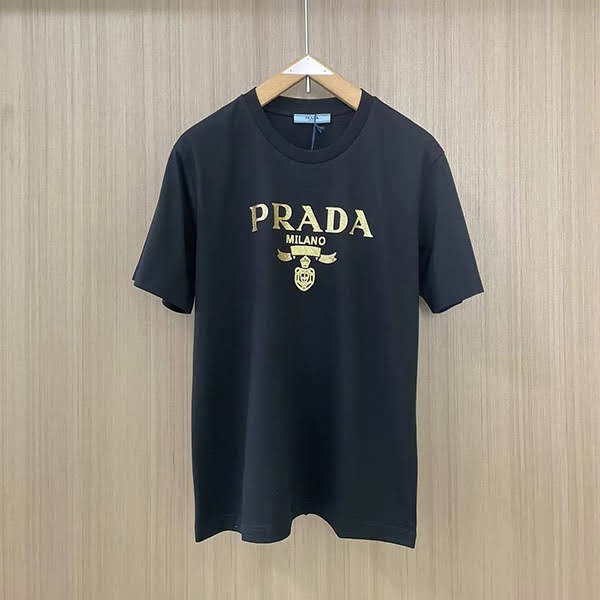 プラダ★ロゴ コットン Tシャツ 本物 pup97414