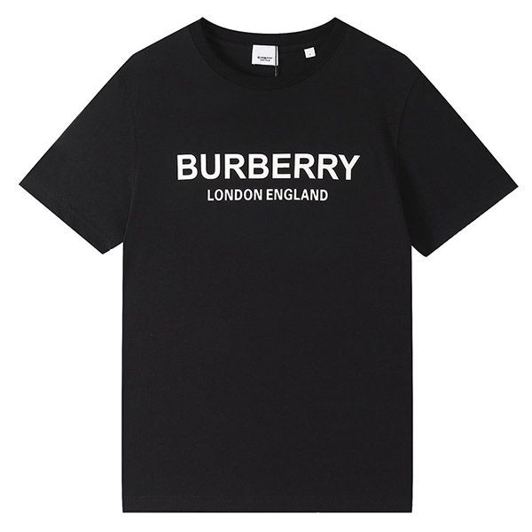 定番バーバリー Tシャツ 本物 クルーネック 半袖 ロゴ Bad19467