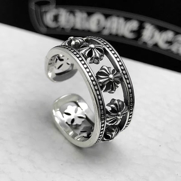 高品質クロムハーツ フローラルクロス リング 本物 Kut60997