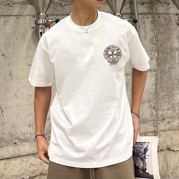 確保済みクロムハーツ ネック ロゴ Tシャツ 本物 半袖 Kun97711