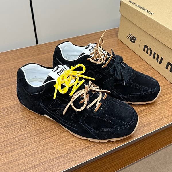 【大特価】ミュウミュウとNew Balanceのコラボ★デニム スニーカー 本物 myi89177