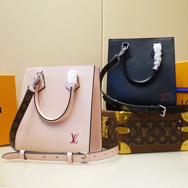 可愛い ルイヴィトン サックプラbb 本物 エピ トートバッグ 2色 vue69379